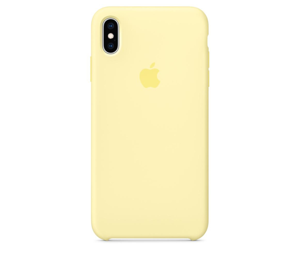 APPLE Silikonowe etui do iPhonea XS Max - łagodny żółty MUJR2ZM/A - 1462871 - zdjęcie 4